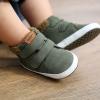 imageBaby Boys Girls Shoes Infant HighTop Ankle Sneakers NonSlip Soft Sole Toddler Prewalker Newborn First Walkers Crib ShoesC01Fleece Green