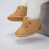 imageBaby Boys Girls Shoes Infant HighTop Ankle Sneakers NonSlip Soft Sole Toddler Prewalker Newborn First Walkers Crib ShoesIFleece Khaki
