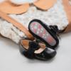 imageBaby Mary Jane Flats for Girls with Bowknot Cotton Anti Skid Sole Infant First Walker Princess Dress Crib Wedding ShoesH01Black