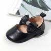 imageBaby Mary Jane Flats for Girls with Bowknot Cotton Anti Skid Sole Infant First Walker Princess Dress Crib Wedding ShoesW4172 Black