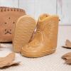 imageBaby Western Cowboy Boots Infant Boys Girls NonSlip Soft Sole Booties Toddler Newborn First Walker Crib Shoes3167Light Brown