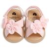 imageInfant Baby Girls Sandals Summer Open Toe Wedding Princess Dress Shoe Soft Sole Baby Shoes for Newborn Girl2012 Pink