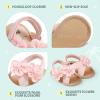 imageInfant Baby Girls Sandals Summer Open Toe Wedding Princess Dress Shoe Soft Sole Baby Shoes for Newborn Girl2012 Pink