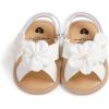 imageInfant Baby Girls Sandals Summer Open Toe Wedding Princess Dress Shoe Soft Sole Baby Shoes for Newborn Girl2012 White