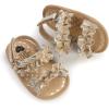 imageInfant Baby Girls Sandals Summer Open Toe Wedding Princess Dress Shoe Soft Sole Baby Shoes for Newborn GirlBGold