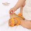 imageInfant Baby Girls Sandals Summer Open Toe Wedding Princess Dress Shoe Soft Sole Baby Shoes for Newborn GirlBYellow