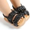 imageInfant Baby Girls Sandals Summer Open Toe Wedding Princess Dress Shoe Soft Sole Baby Shoes for Newborn GirlD01Black