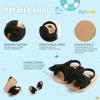 imageInfant Baby Girls Sandals Summer Open Toe Wedding Princess Dress Shoe Soft Sole Baby Shoes for Newborn GirlF01Black