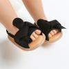 imageInfant Baby Girls Sandals Summer Open Toe Wedding Princess Dress Shoe Soft Sole Baby Shoes for Newborn GirlF01Black