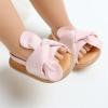 imageInfant Baby Girls Sandals Summer Open Toe Wedding Princess Dress Shoe Soft Sole Baby Shoes for Newborn GirlF01Pink