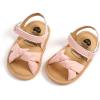 imageInfant Baby Girls Sandals Summer Open Toe Wedding Princess Dress Shoe Soft Sole Baby Shoes for Newborn GirlH01Pink