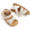 imageInfant Baby Girls Sandals Summer Open Toe Wedding Princess Dress Shoe Soft Sole Baby Shoes for Newborn GirlH01White