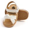 imageInfant Baby Girls Sandals Summer Open Toe Wedding Princess Dress Shoe Soft Sole Baby Shoes for Newborn GirlH01White