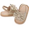 imageInfant Baby Girls Sandals Summer Open Toe Wedding Princess Dress Shoe Soft Sole Baby Shoes for Newborn GirlI01Gold