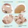 imageInfant Baby Girls Sandals Summer Open Toe Wedding Princess Dress Shoe Soft Sole Baby Shoes for Newborn GirlM2070 Apricot