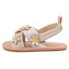 imageInfant Baby Girls Sandals Summer Open Toe Wedding Princess Dress Shoe Soft Sole Baby Shoes for Newborn GirlR01Gold