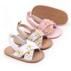imageInfant Baby Girls Sandals Summer Open Toe Wedding Princess Dress Shoe Soft Sole Baby Shoes for Newborn GirlR01Gold