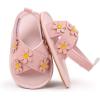 imageInfant Baby Girls Sandals Summer Open Toe Wedding Princess Dress Shoe Soft Sole Baby Shoes for Newborn GirlR01Pink