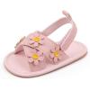 imageInfant Baby Girls Sandals Summer Open Toe Wedding Princess Dress Shoe Soft Sole Baby Shoes for Newborn GirlR01Pink