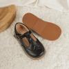 imageMary Jane Little Girls Dress Shoes Toddler Baby Ballet Flats Flower Girls Wedding Party Bow Princess Kid Shoes5304black