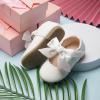 imageMary Jane Little Girls Dress Shoes Toddler Baby Ballet Flats Flower Girls Wedding Party Bow Princess Kid ShoesAwhite