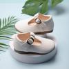 imageMary Jane Little Girls Dress Shoes Toddler Baby Ballet Flats Flower Girls Wedding Party Bow Princess Kid ShoesBwhite