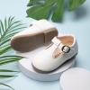 imageMary Jane Little Girls Dress Shoes Toddler Baby Ballet Flats Flower Girls Wedding Party Bow Princess Kid ShoesBwhite