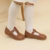 imageMary Jane Little Girls Dress Shoes Toddler Baby Ballet Flats Flower Girls Wedding Party Bow Princess Kid ShoesCbrown