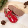 imageMary Jane Little Girls Dress Shoes Toddler Baby Ballet Flats Flower Girls Wedding Party Bow Princess Kid ShoesCred