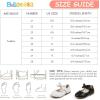 imageMary Jane Little Girls Dress Shoes Toddler Baby Ballet Flats Flower Girls Wedding Party Bow Princess Kid ShoesDblack