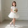 imageMary Jane Little Girls Dress Shoes Toddler Baby Ballet Flats Flower Girls Wedding Party Bow Princess Kid ShoesDwhite