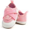 imageNewborn Baby Boys Girls Sneakers Infant HighTop Shoes Breathable NonSlip Soft Sole Toddler Prewalker First Walkers Crib ShoesBPink