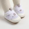 imageNewborn Baby Boys Girls Sneakers Infant HighTop Shoes Breathable NonSlip Soft Sole Toddler Prewalker First Walkers Crib ShoesBWhite