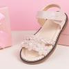 imageToddler Girls Sandals Little Girl Summer Flat Sandal Baby Open Toe Outdoor Beach Holiday Dress Shoes5249 Pink