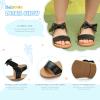 imageToddler Girls Sandals Little Girl Summer Flat Sandal Baby Open Toe Outdoor Beach Holiday Dress ShoesA03black