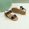 imageToddler Girls Sandals Little Girl Summer Flat Sandal Baby Open Toe Outdoor Beach Holiday Dress ShoesA03black