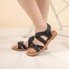 imageToddler Girls Sandals Little Girl Summer Flat Sandal Baby Open Toe Outdoor Beach Holiday Dress ShoesA04black