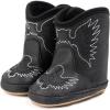 imageBaby Western Cowboy Boots Infant Boys Girls NonSlip Soft Sole Booties Toddler Newborn First Walker Crib Shoes3167Black