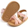 imageInfant Baby Girls Sandals Summer Open Toe Wedding Princess Dress Shoe Soft Sole Baby Shoes for Newborn GirlH01Pink