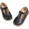 imageMary Jane Little Girls Dress Shoes Toddler Baby Ballet Flats Flower Girls Wedding Party Bow Princess Kid Shoes5304black