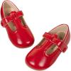 imageMary Jane Little Girls Dress Shoes Toddler Baby Ballet Flats Flower Girls Wedding Party Bow Princess Kid ShoesCred