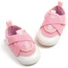 imageNewborn Baby Boys Girls Sneakers Infant HighTop Shoes Breathable NonSlip Soft Sole Toddler Prewalker First Walkers Crib ShoesBPink