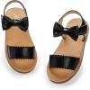 imageToddler Girls Sandals Little Girl Summer Flat Sandal Baby Open Toe Outdoor Beach Holiday Dress ShoesA03black