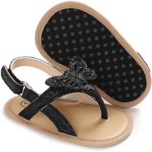 imageInfant Baby Girls Sandals Summer Open Toe Wedding Princess Dress Shoe Soft Sole Baby Shoes for Newborn Girl