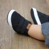 imageBaby Boys Girls Dress Shoes Winter Warm Newborn HighTop Ankle Sneakers NonSlip Soft Sole Toddler Prewalker Infant First Walkers Crib ShoesC01Fleece Black