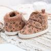 imageBaby Boys Girls Dress Shoes Winter Warm Newborn HighTop Ankle Sneakers NonSlip Soft Sole Toddler Prewalker Infant First Walkers Crib ShoesC01Fleece Pink