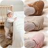 imageBaby Boys Girls Shoes Winter Warm Infant HighTop Ankle Sneakers NonSlip Soft Sole Toddler Prewalker Newborn First Walkers Crib ShoesA0283Beige