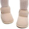 imageBaby Boys Girls Shoes Winter Warm Infant HighTop Ankle Sneakers NonSlip Soft Sole Toddler Prewalker Newborn First Walkers Crib ShoesA0283Beige