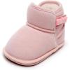 imageBaby Boys Girls Shoes Winter Warm Infant HighTop Ankle Sneakers NonSlip Soft Sole Toddler Prewalker Newborn First Walkers Crib ShoesA0283Pink