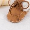 imageBaby Boys Girls Shoes Winter Warm Infant HighTop Ankle Sneakers NonSlip Soft Sole Toddler Prewalker Newborn First Walkers Crib ShoesCg3421Brown